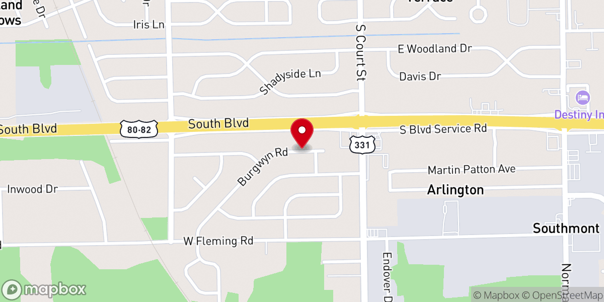 Map showing location of Joyful Journey Ministry and Childcare Center