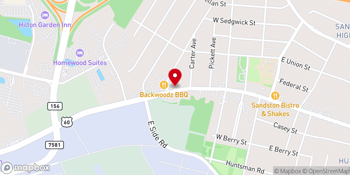 Map showing location of Lloyd's Tire & Auto