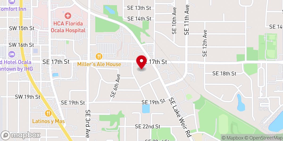 Map showing location of Druid Hills United Methodist Church