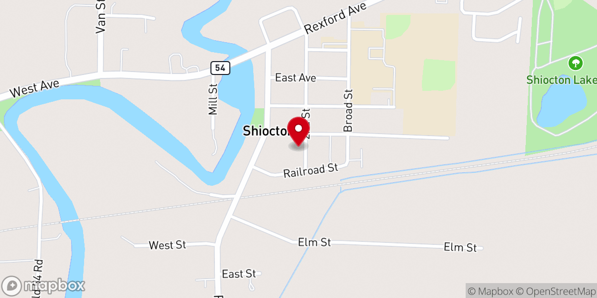 Map showing location of St Denis Catholic Church