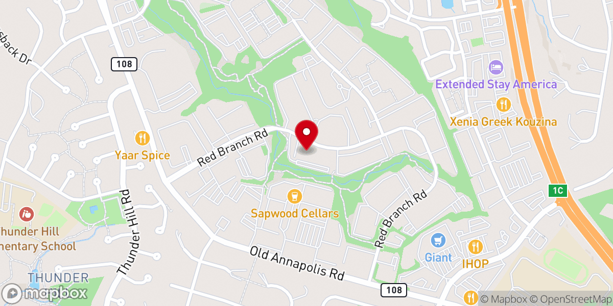 Map showing location of Nexus Youth & Ministry Center