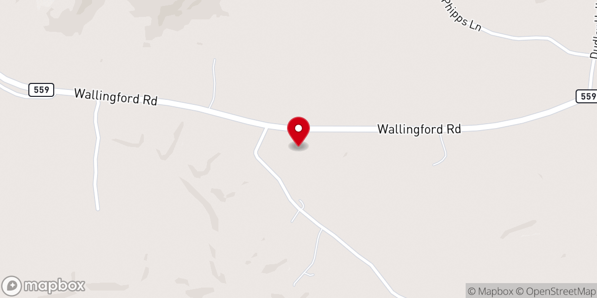 Map showing location of Wallingford Community Center