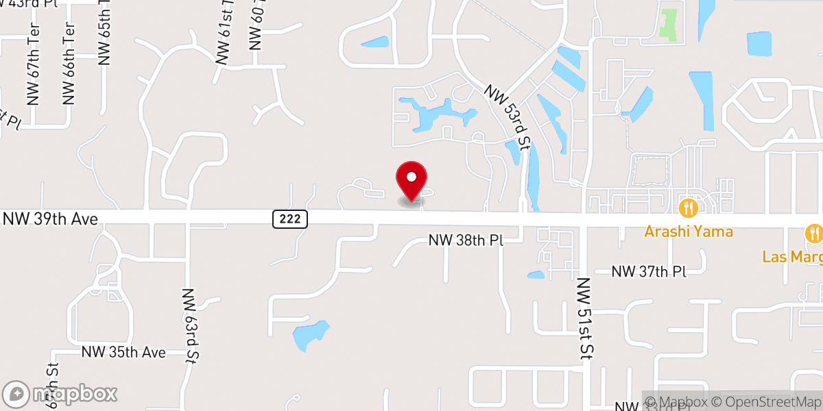 Map showing location of Living Faith Fellowship Church