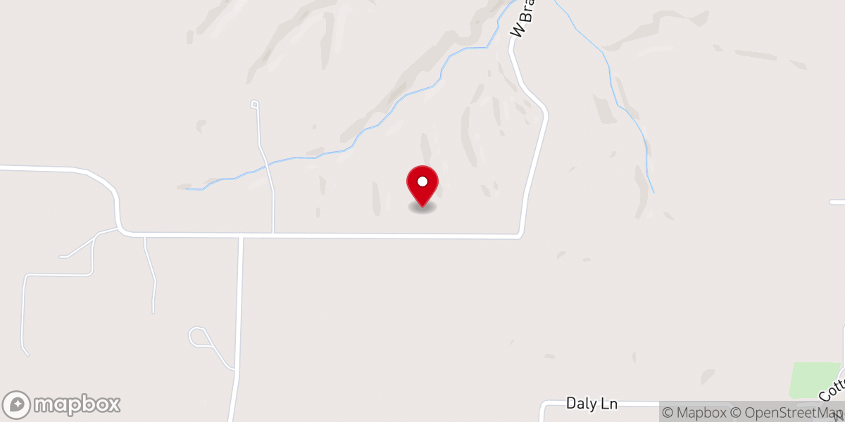 Map showing location of Upland Church