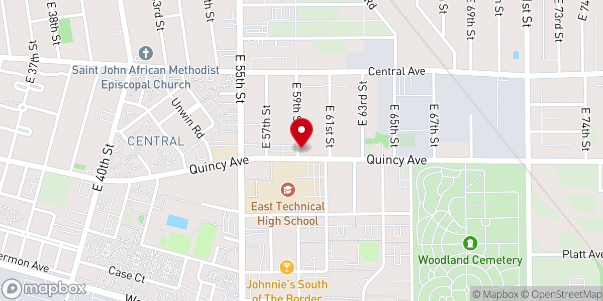 Map showing location of The Tree of Life Ministries Church of God in Christ