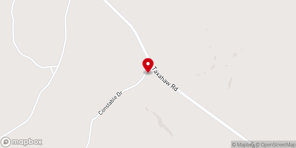 Map showing location of New Haven Church