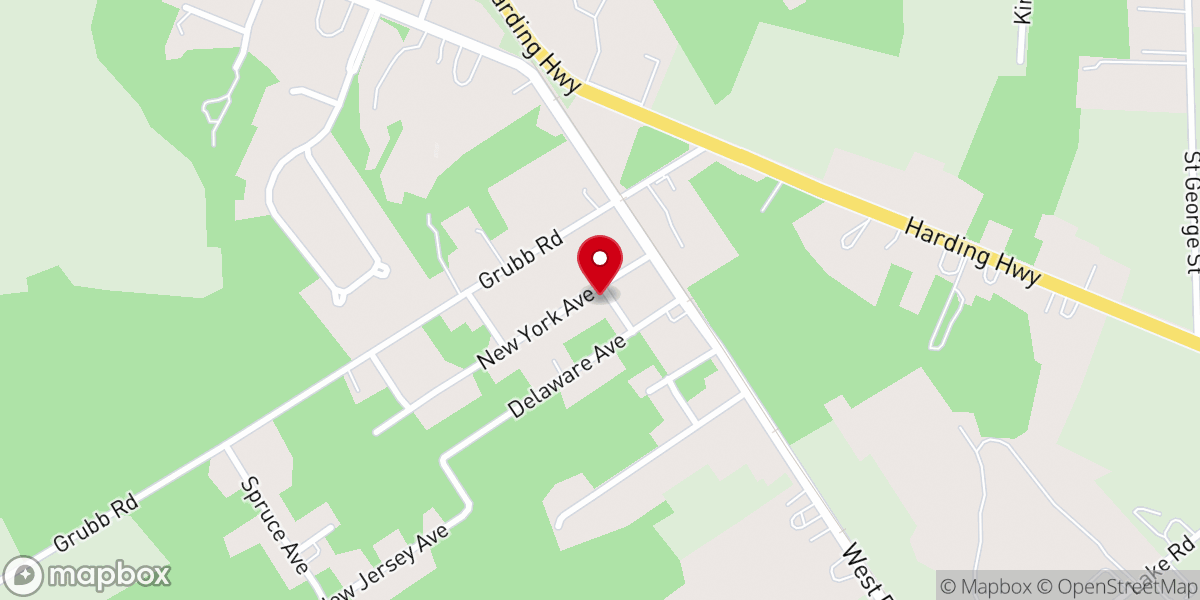 Map showing location of Truth Baptist Church