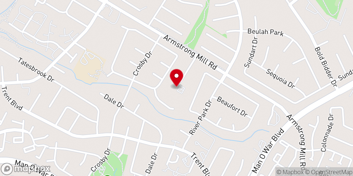 Map showing location of Living Hope Fellowship