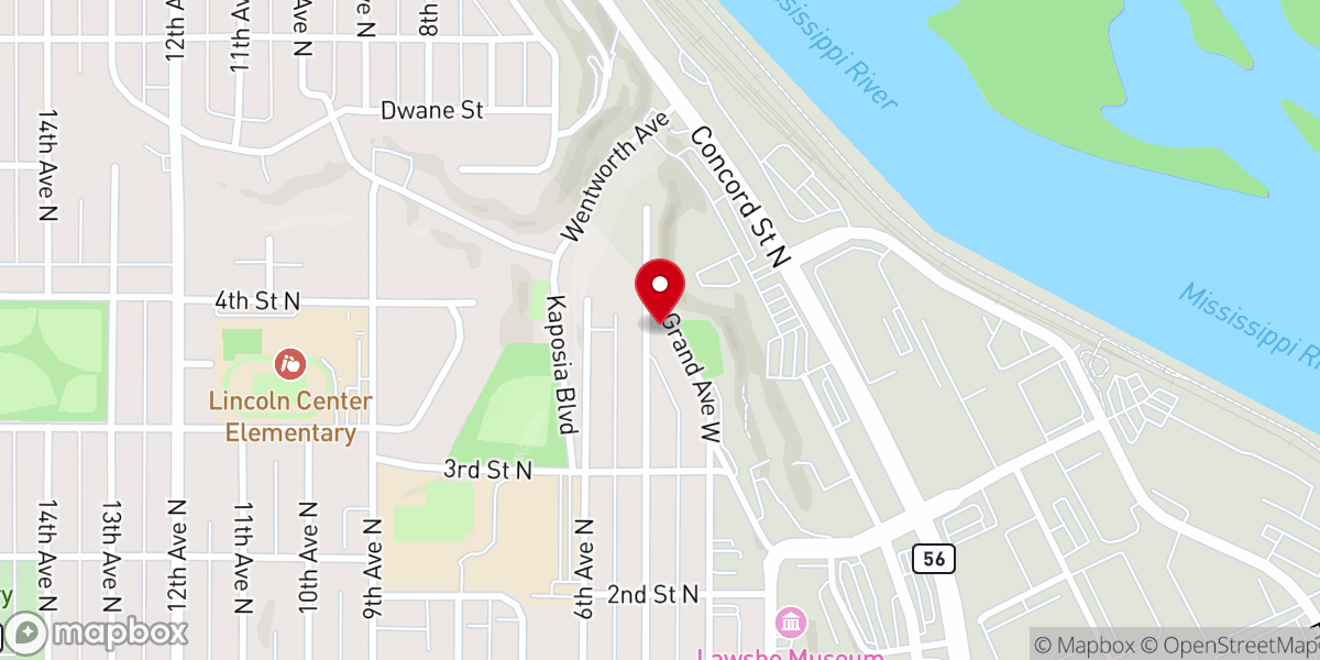Map showing location of Sf. Stefan Romanian Orthodox Church