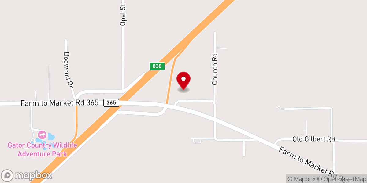 Map showing location of St Mary's Catholic Church