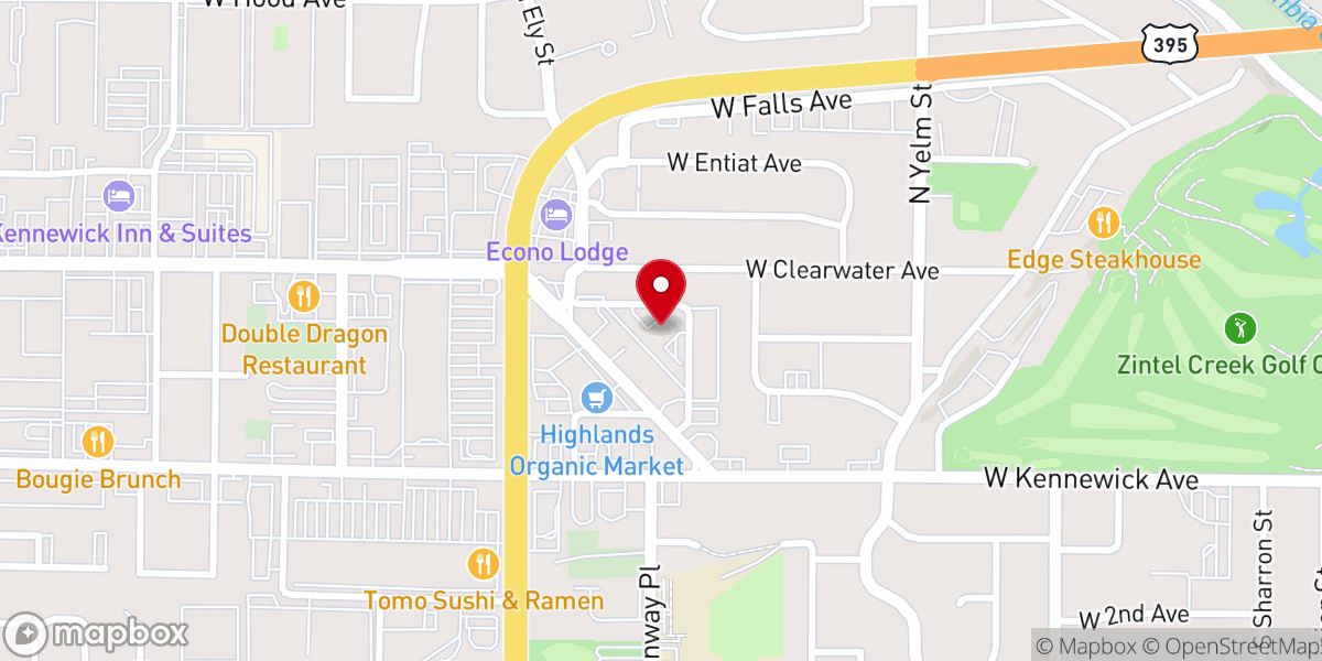 Map showing location of River of Life Metropolitan Community Church