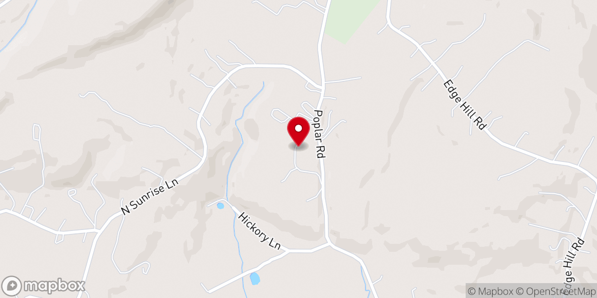 Map showing location of Laurel Mountain Ministries