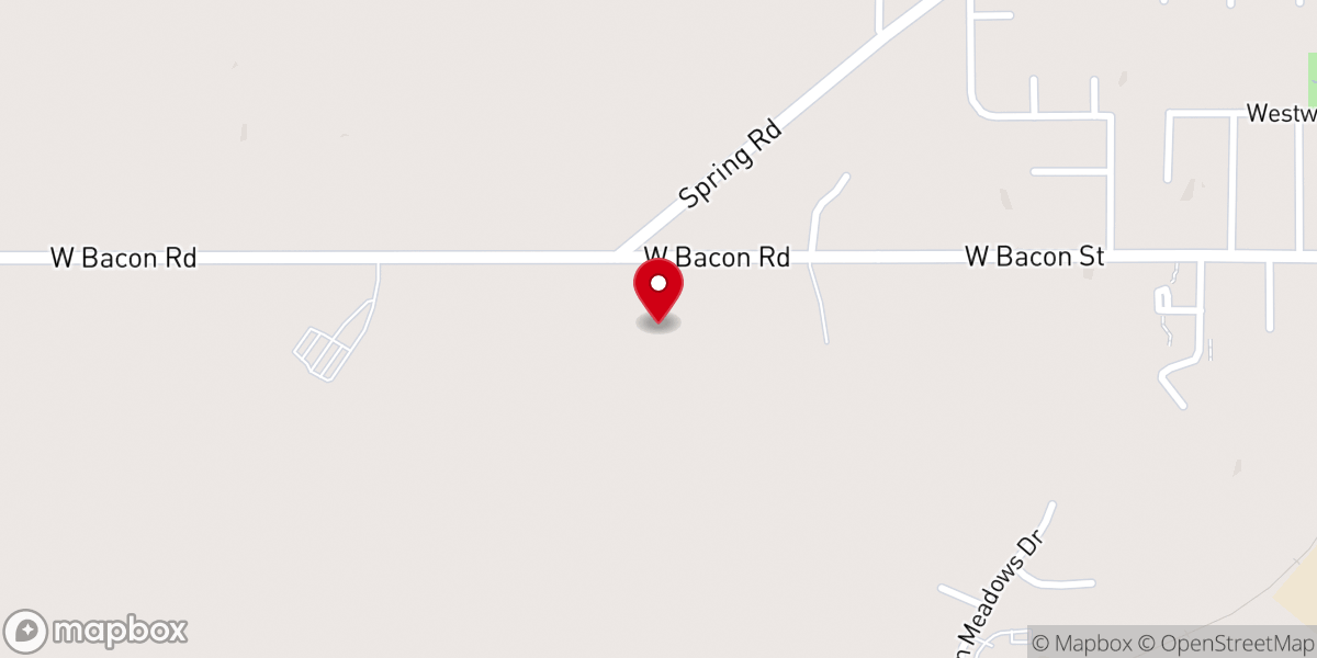 Map showing location of Current Church Hillsdale