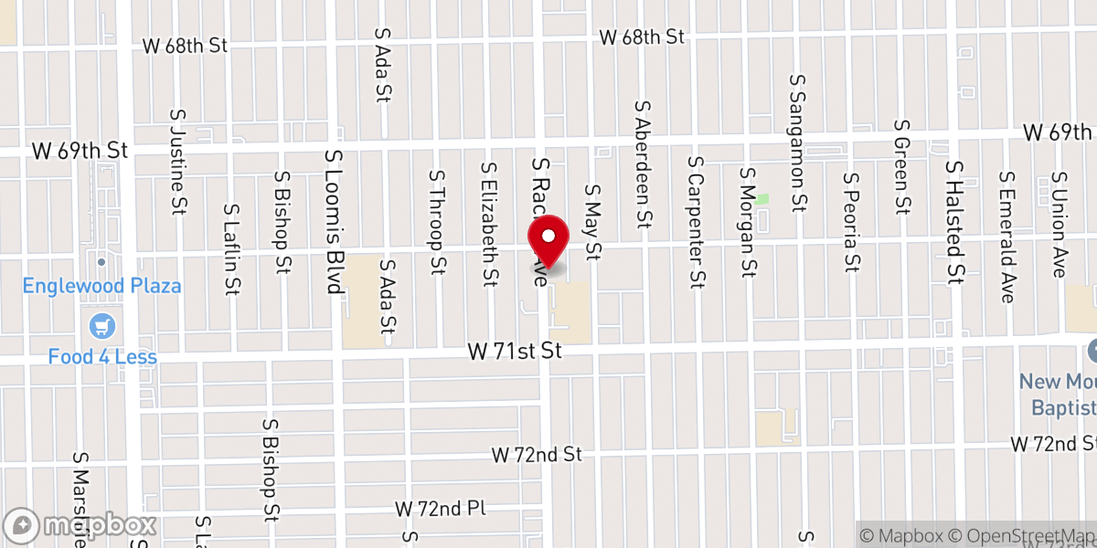 Map showing location of Second Temple Church of Christ Holiness