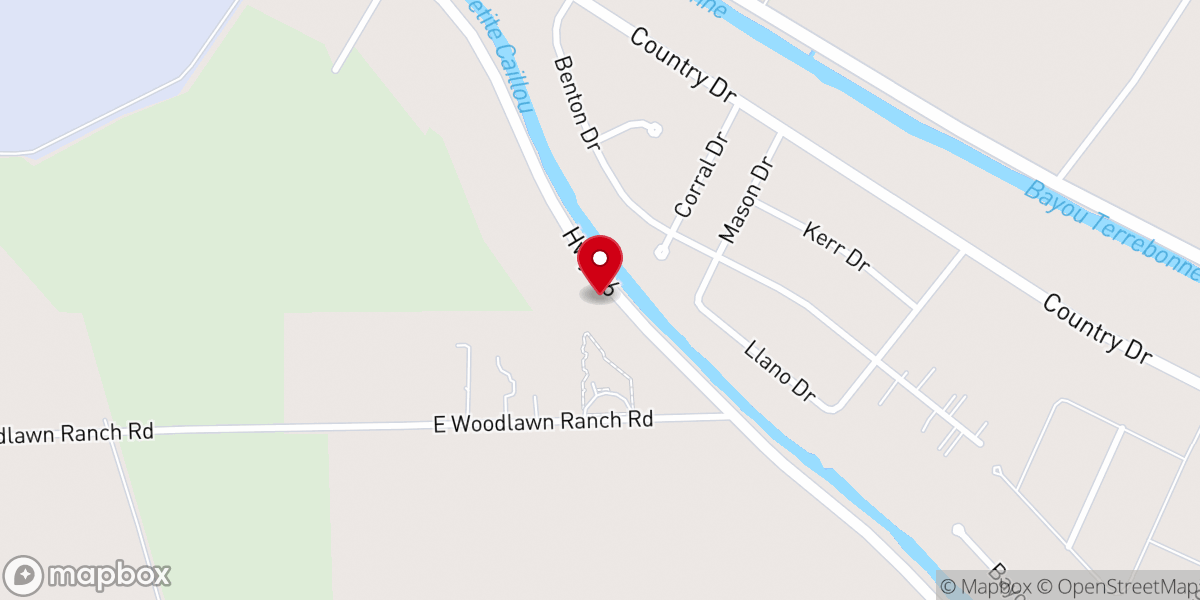 Map showing location of New St John Baptist Church