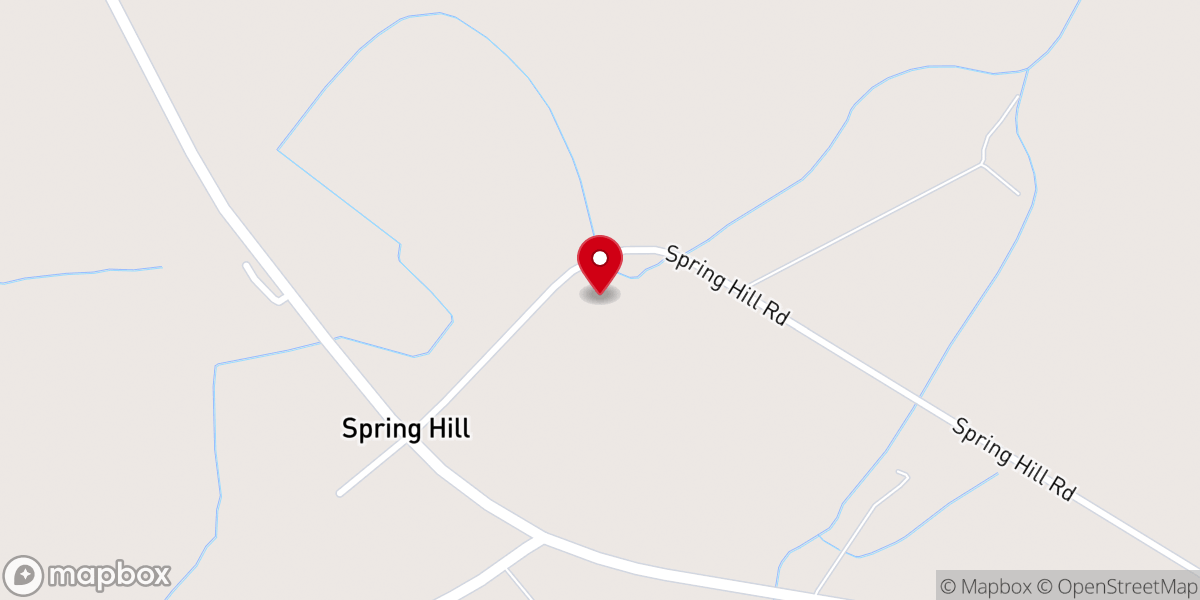 Map showing location of Mount Gilbert Church