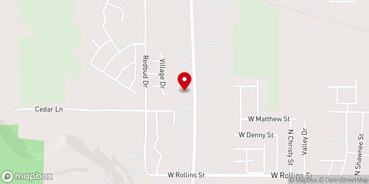 Map showing location of Abide Church