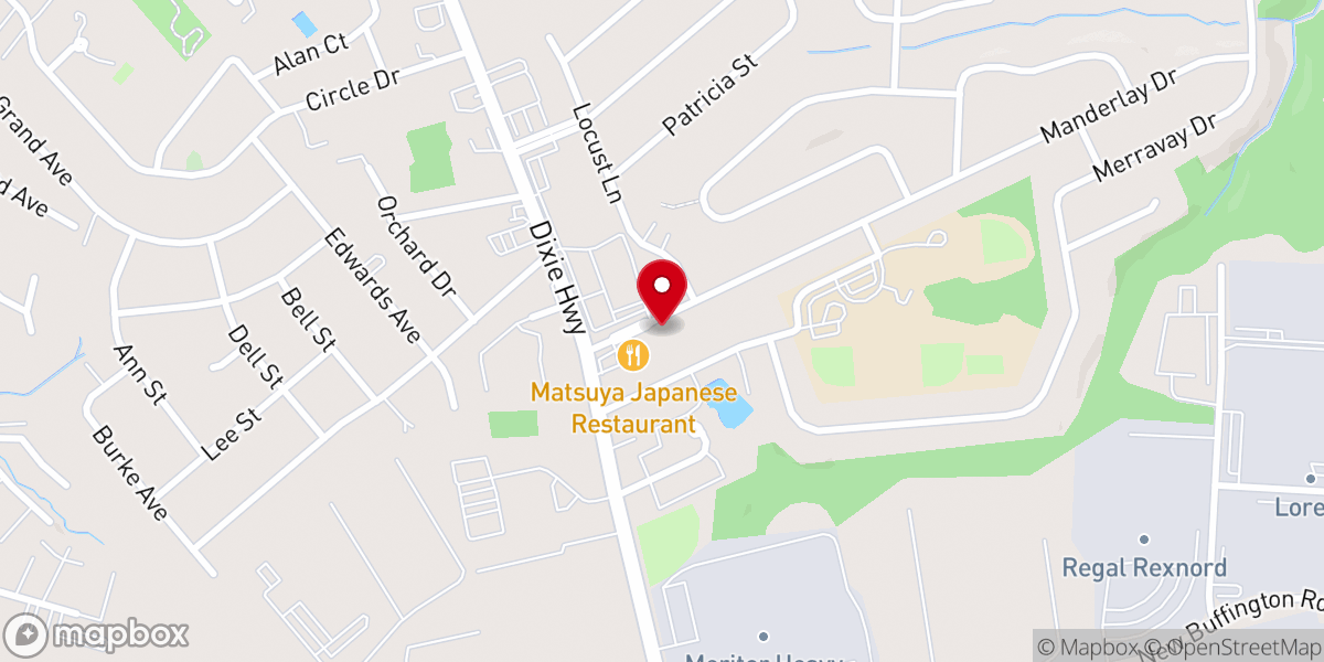 Map showing location of New Reality Church - Life Recovery Center