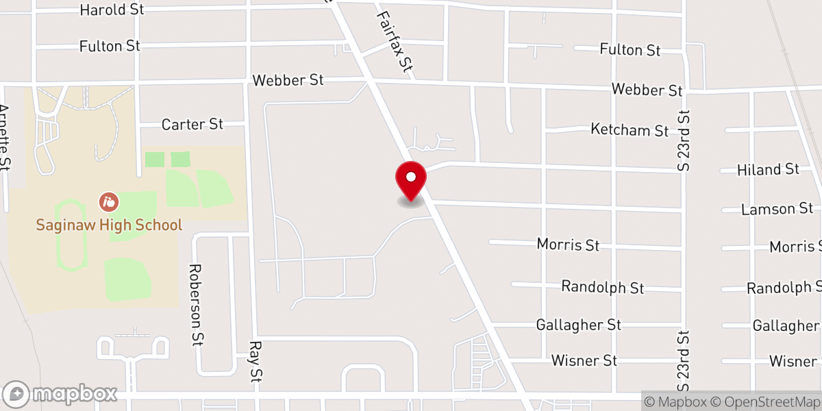 Map showing location of Complete Man Ministry