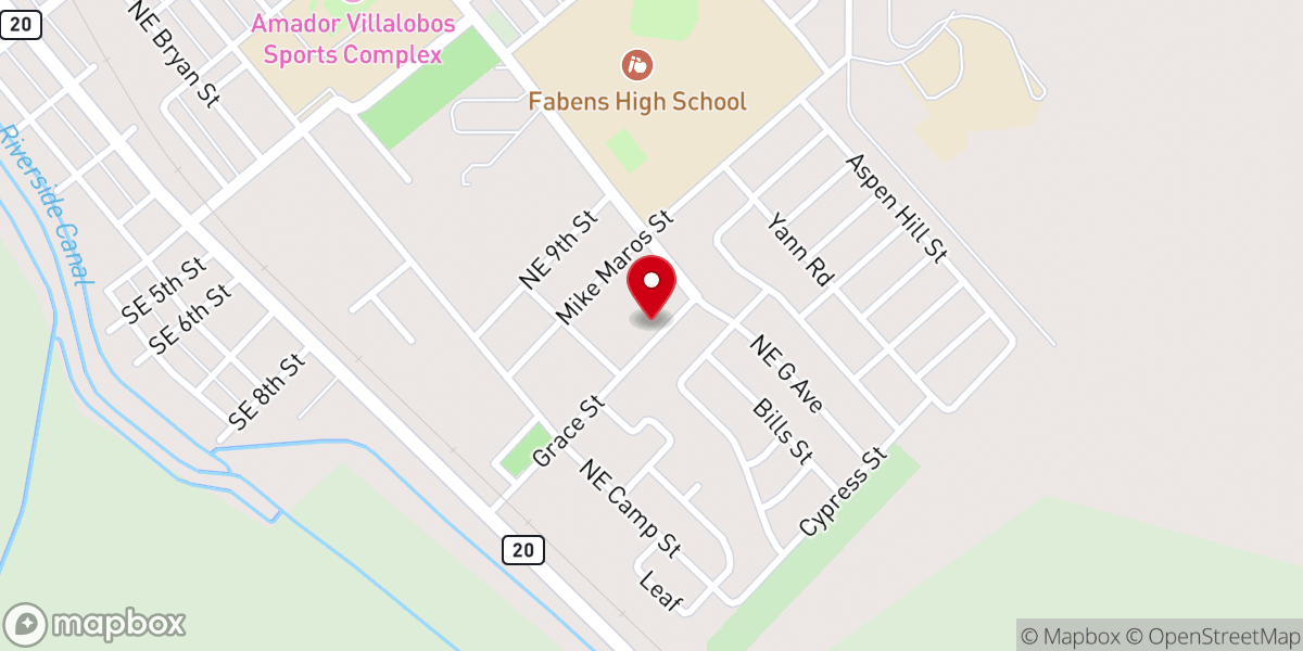Map showing location of La Iglesia de Jesucristo de los Santos de los Últimos Días