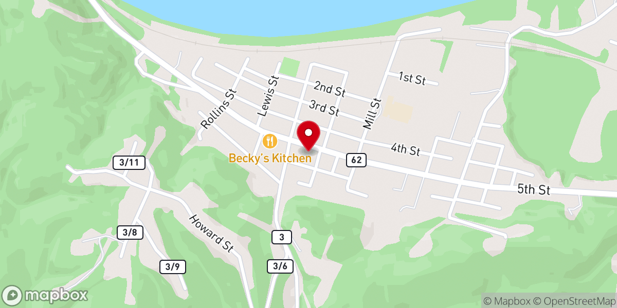 Map showing location of St Paul's Lutheran Church