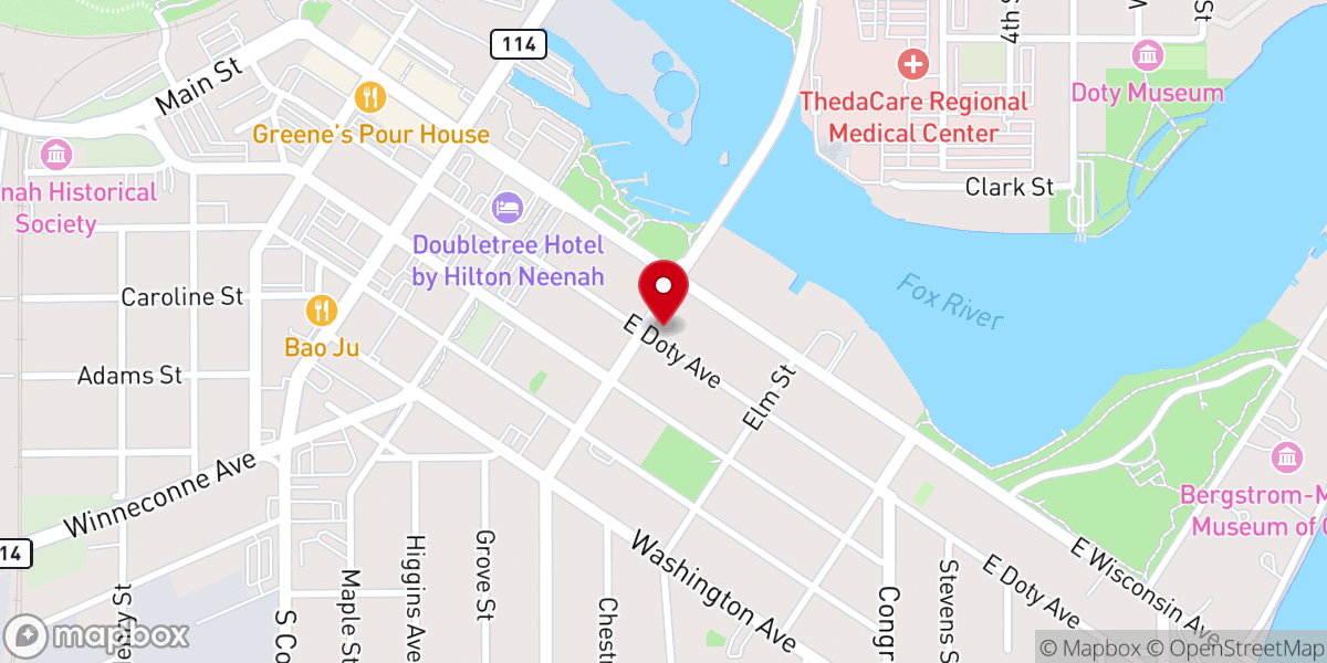 Map showing location of Iglesia Pentecostal Familia en Cristo