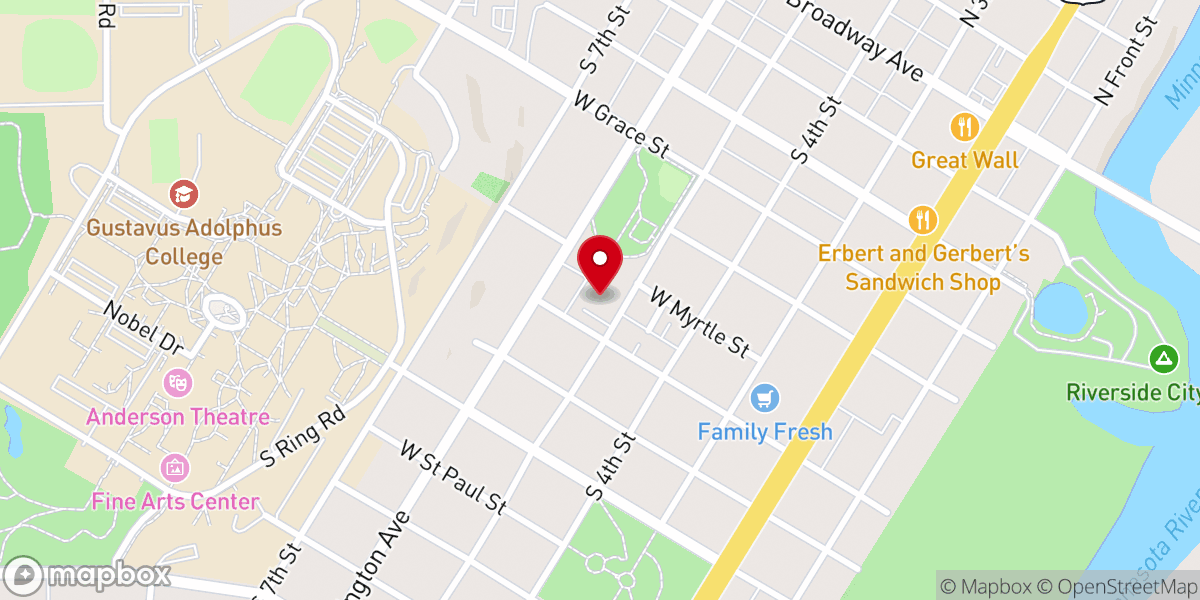 Map showing location of ST PETER COMMUNITY CENTER