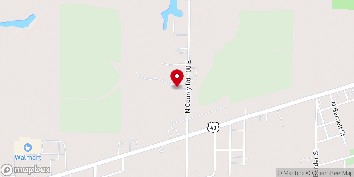 Map showing location of The Lodge