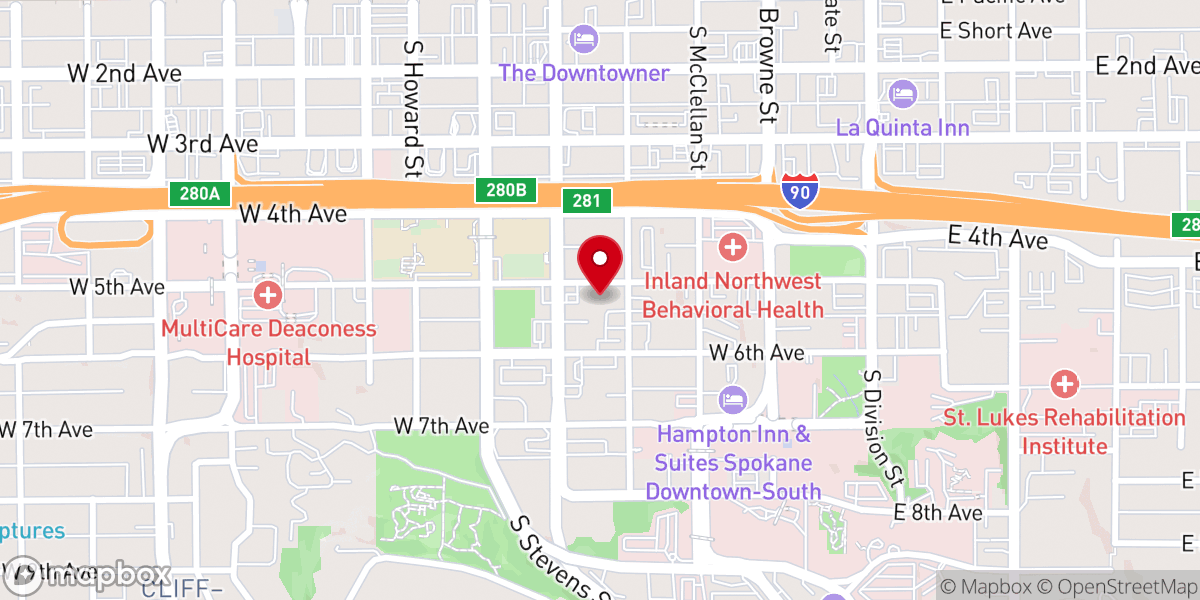 Map showing location of City Covenant Church