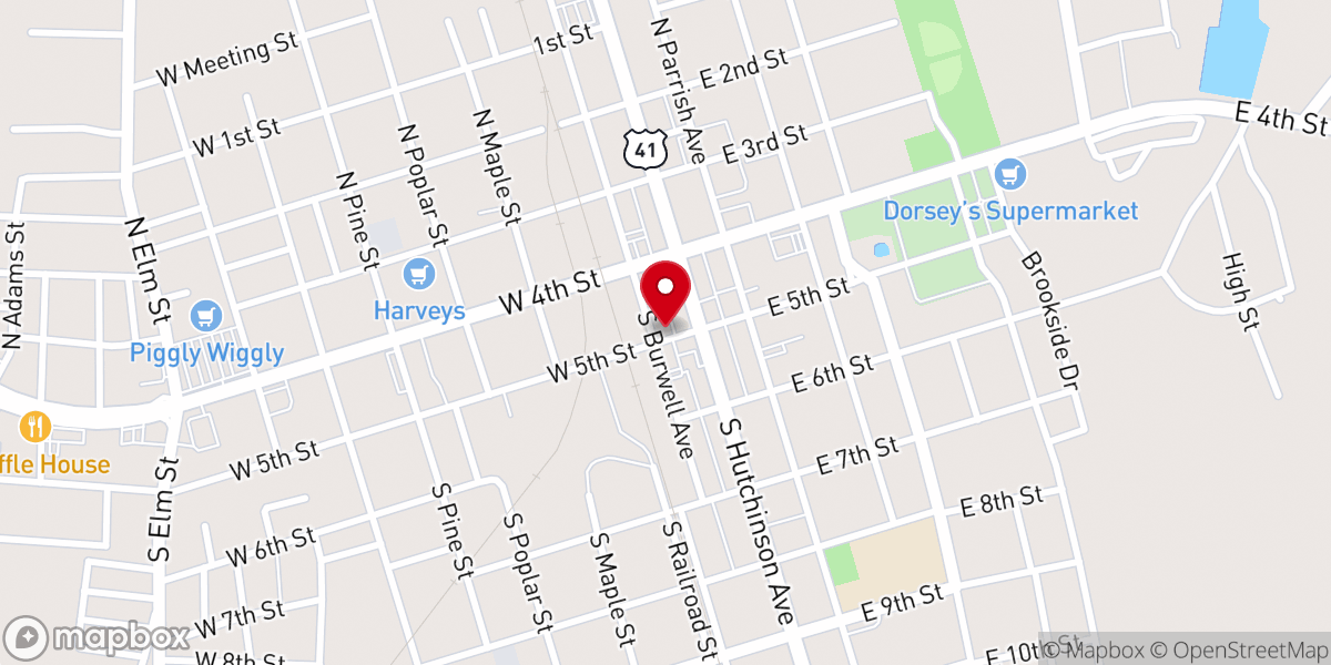 Map showing location of Iglesia Cristiana RIO DE VIDA