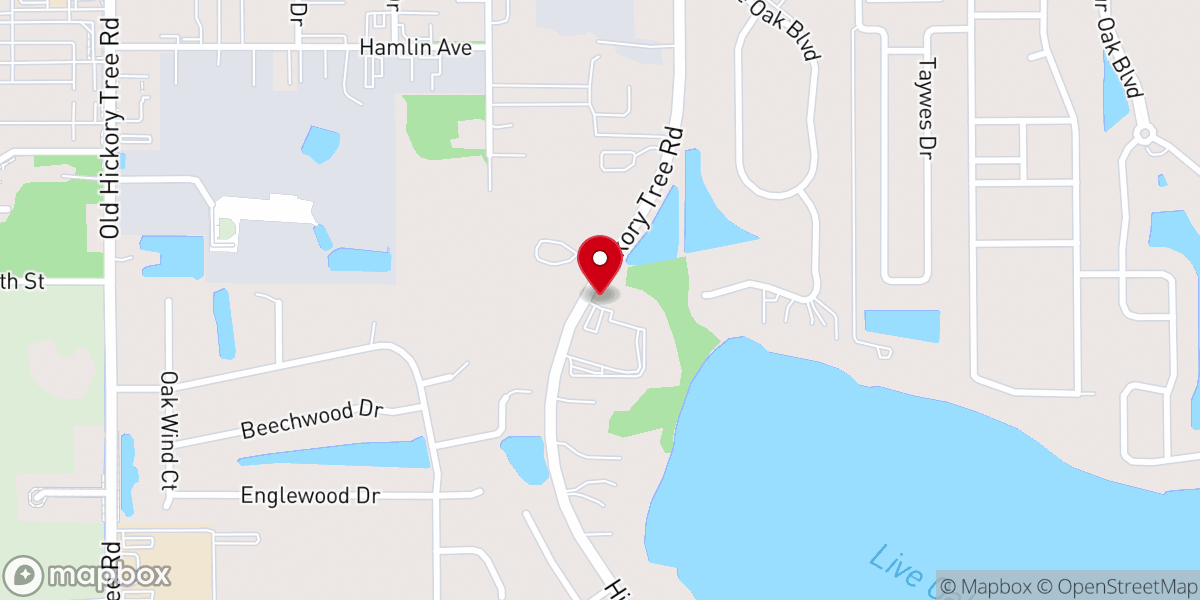 Map showing location of Church Alive Preschool