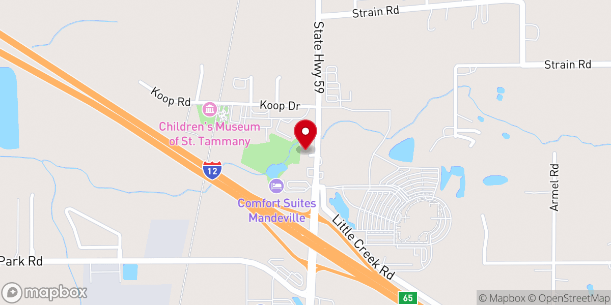 Map showing location of Visit The Northshore