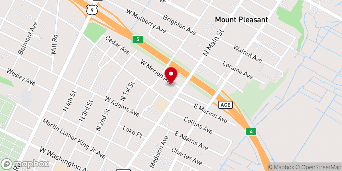 Map showing location of Dunamis Ministries Inc