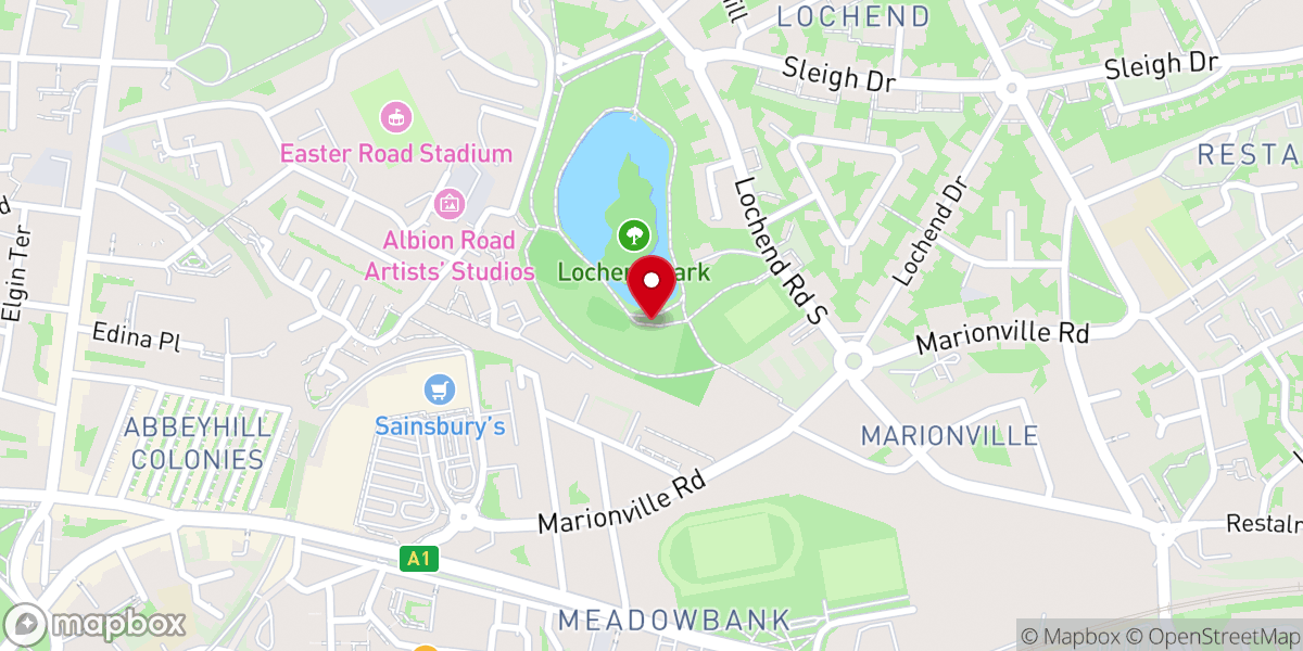 Map showing location of EH7