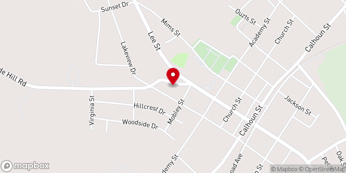 Map showing location of Johnston Church of God