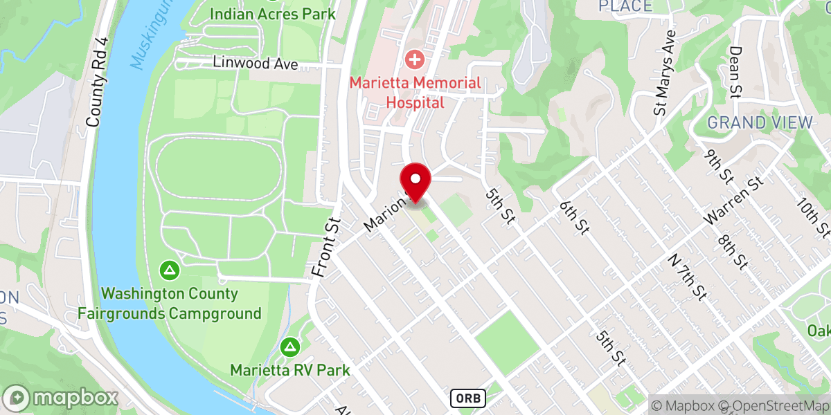Map showing location of Chapel of Saint Mary of the Assumption