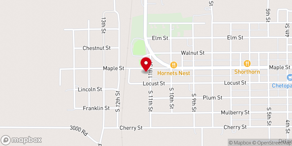 Map showing location of Faith Victory Church