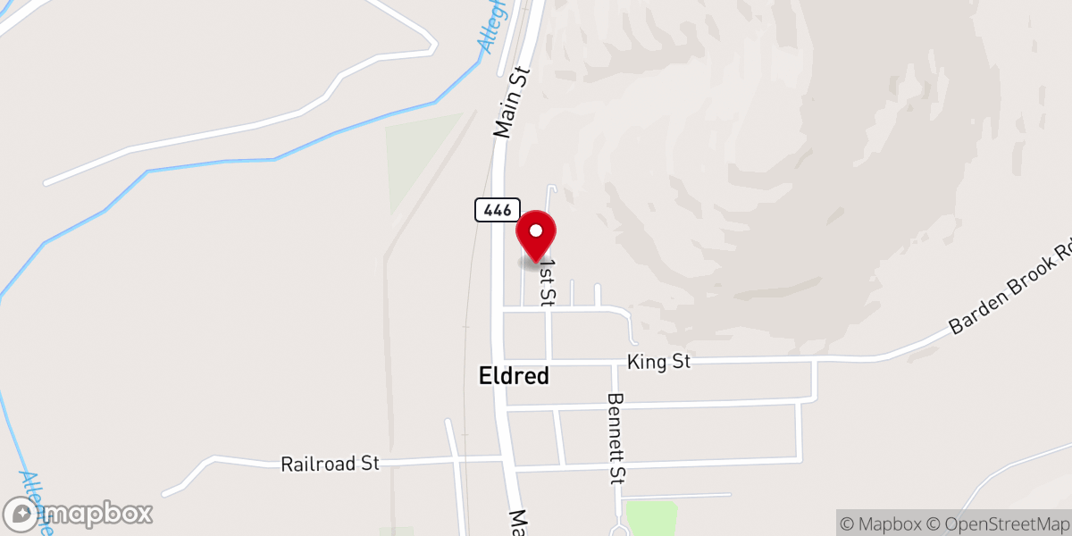Map showing location of St Raphael's Catholic