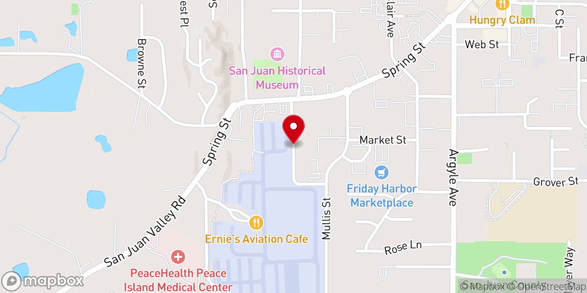Map showing location of Assembly of God of San Juan