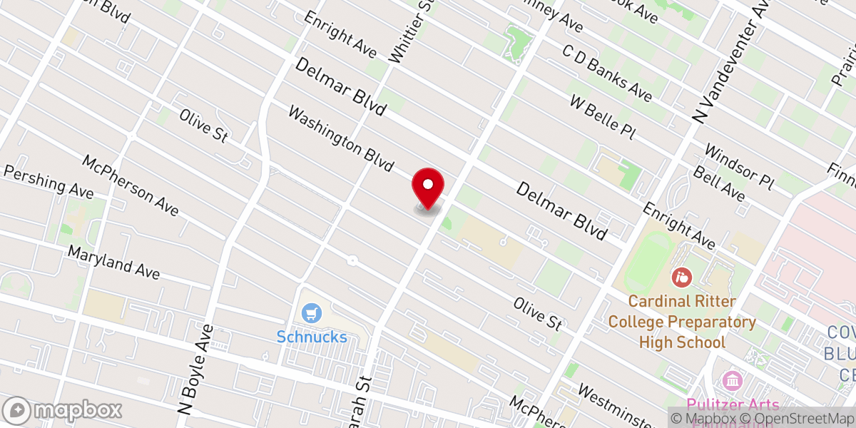 Map showing location of Shiloh Temple Church of God in Christ