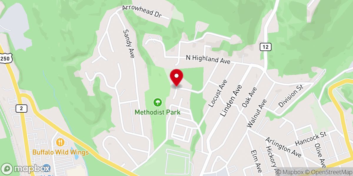 Map showing location of Wesley Park