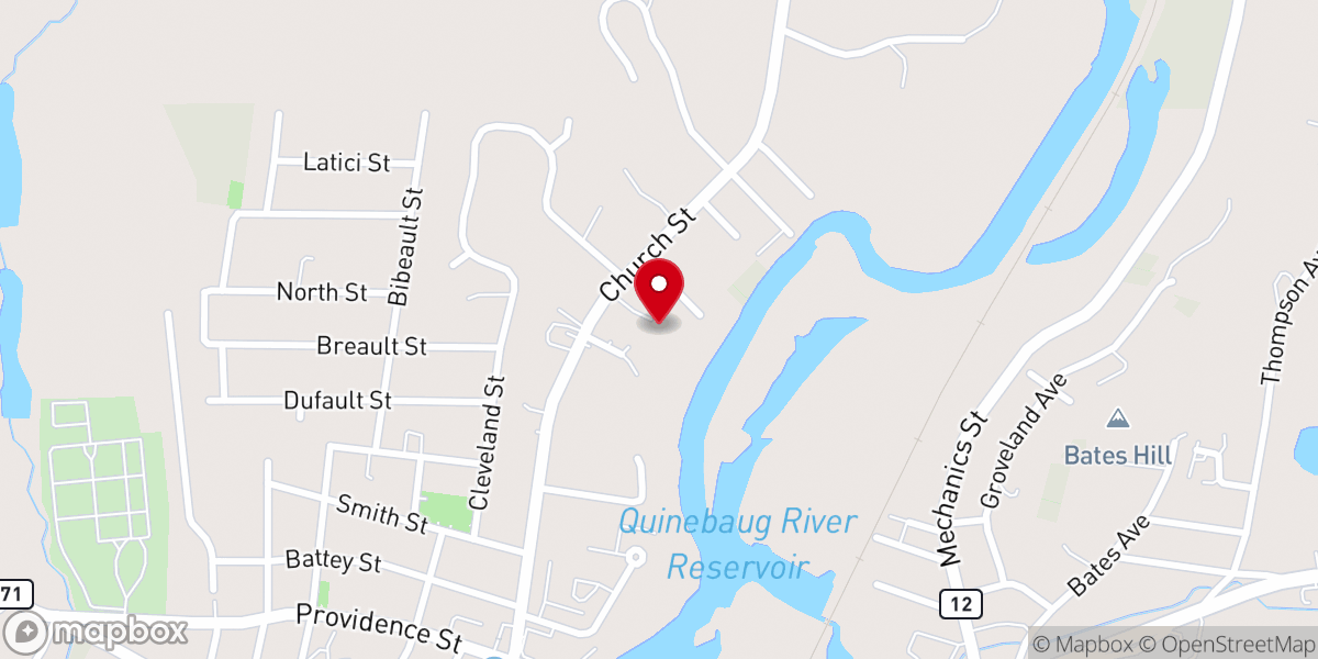 Map showing location of Sacred Heart Convent