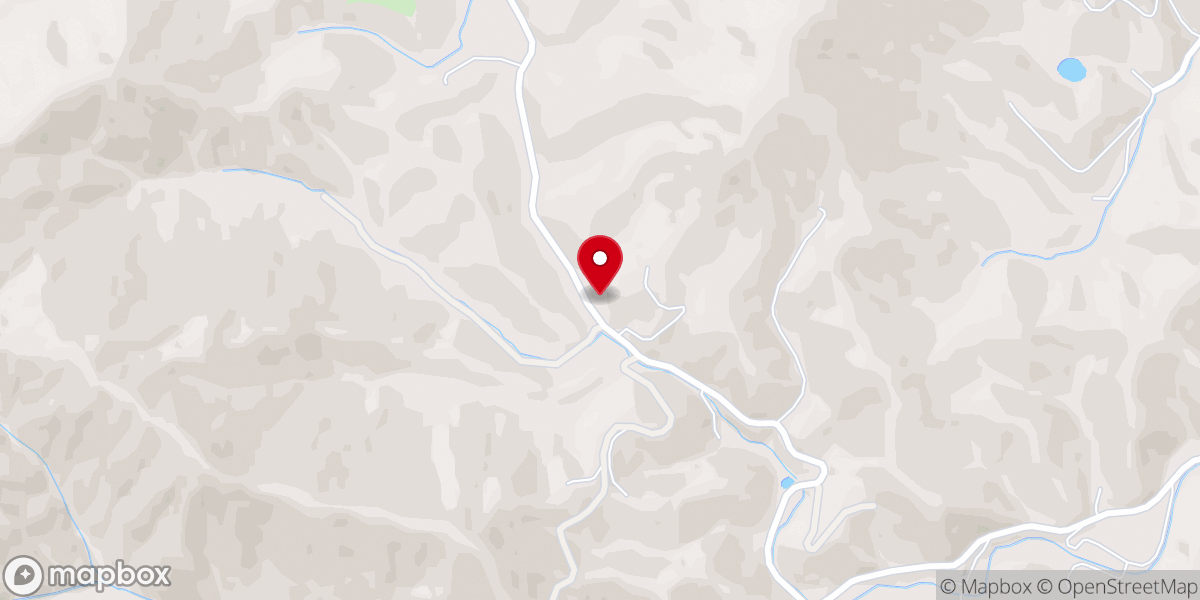 Map showing location of Shoal Hill Church