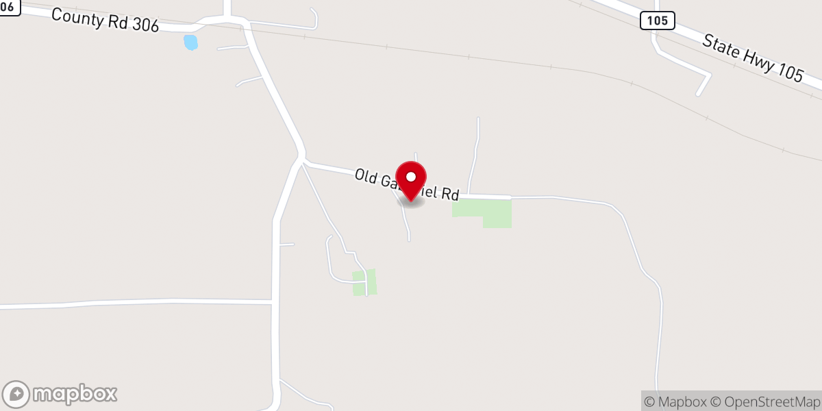 Map showing location of Stonehamville Church