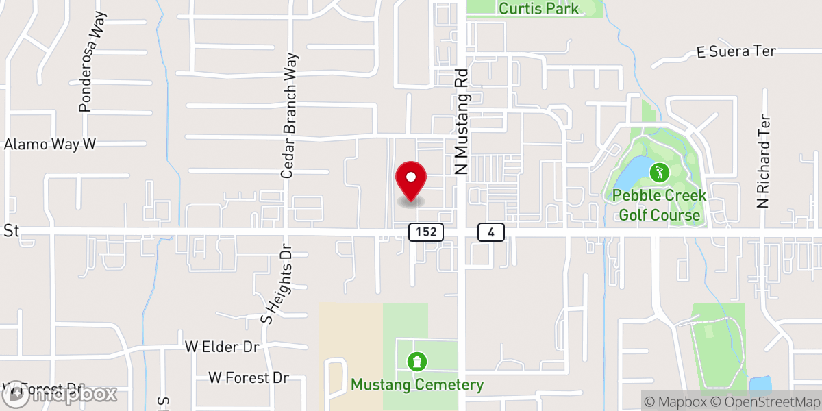 Map showing location of Bronco Bowl