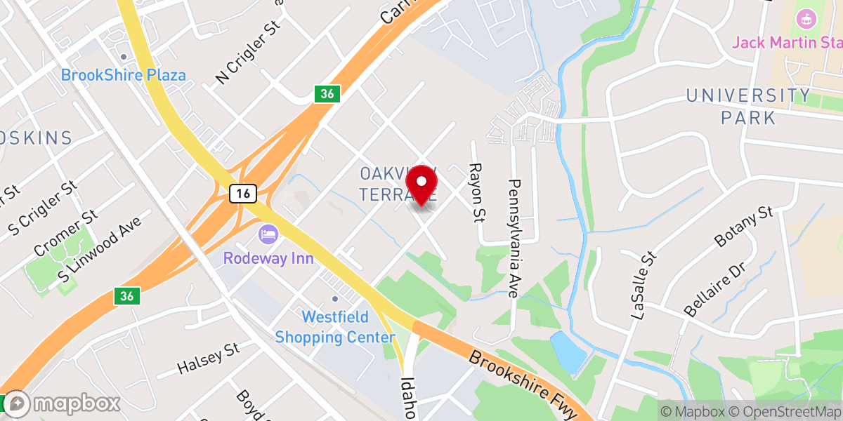 Map showing location of Masterpeace Christian Center Inc