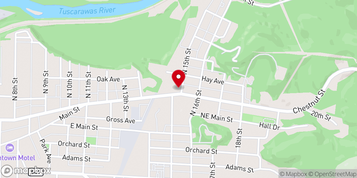 Map showing location of Beloved Ministries