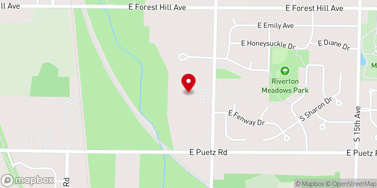 Map showing location of Grace Lutheran Church