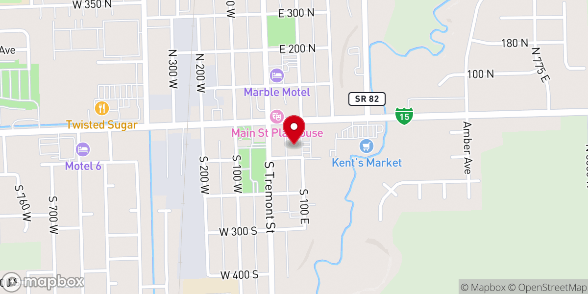 Map showing location of Ridley's Family Market