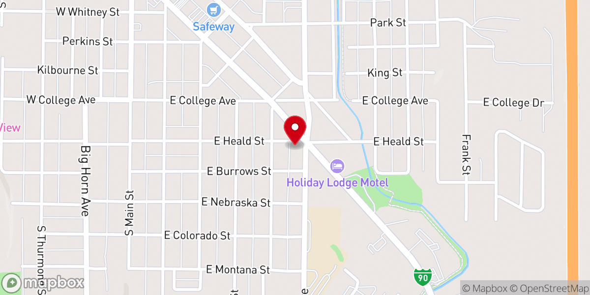 Map showing location of United Pentecostal Church